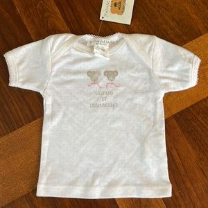 VINTAGE NWT CATIMINI - GASPARD ET TROMBELINE INFANT TEE - 3 MONTH